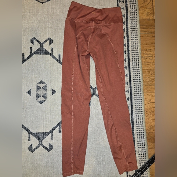 Madewell Flex High-Rise 25" Leggings $75 weathered brick small Rust Activewear - Picture 8 of 8